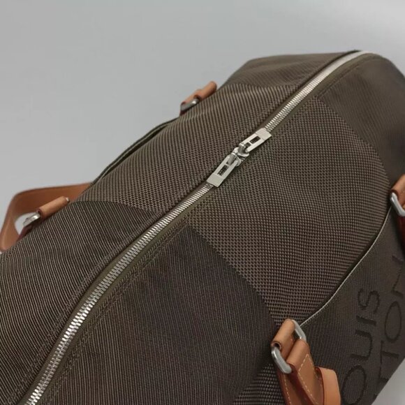 LOUIS VUITTON Damier Geant Akatan Boston Bag Tail M93064 LV Auth BA172 - Picture 7 of 15